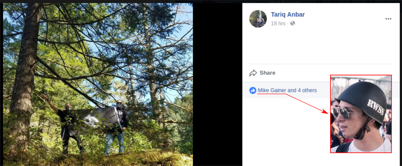 Becker enjoys a neo-nazi's facebook post