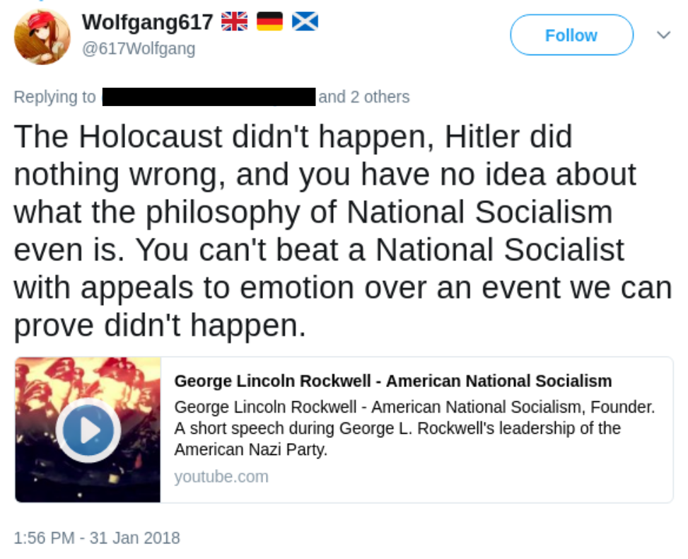 Becker denies the holocaust