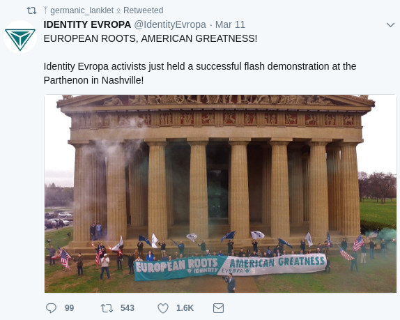 Jake Von Ott spreads Identity Europa propaganda
