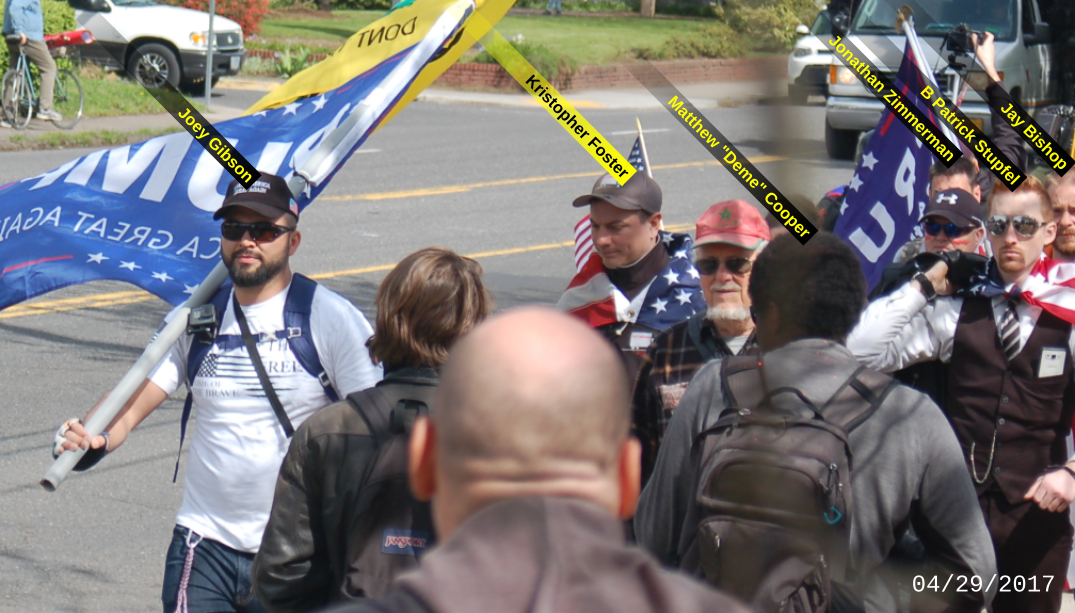 Kristopher Foster with Joey Gibson