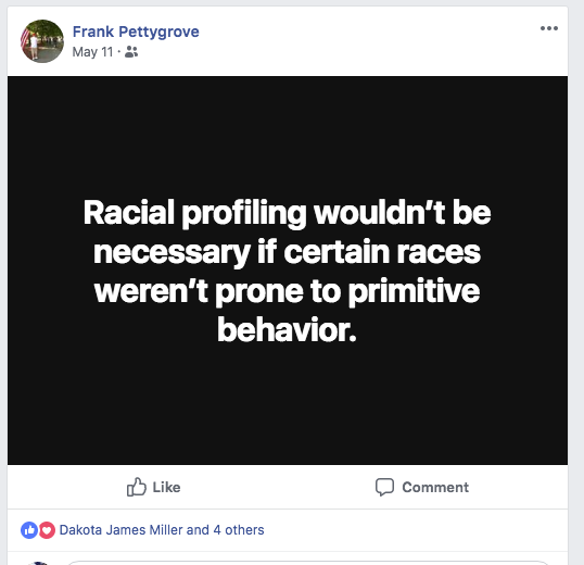 Foster wants racial profiling