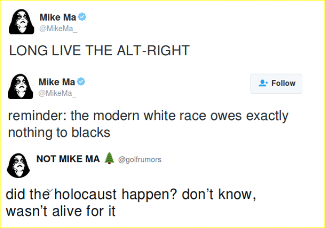 Mahoney is an alt-right holocaust denier