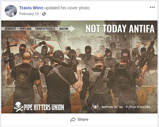 Travis Nugent celebrates Nazi murder