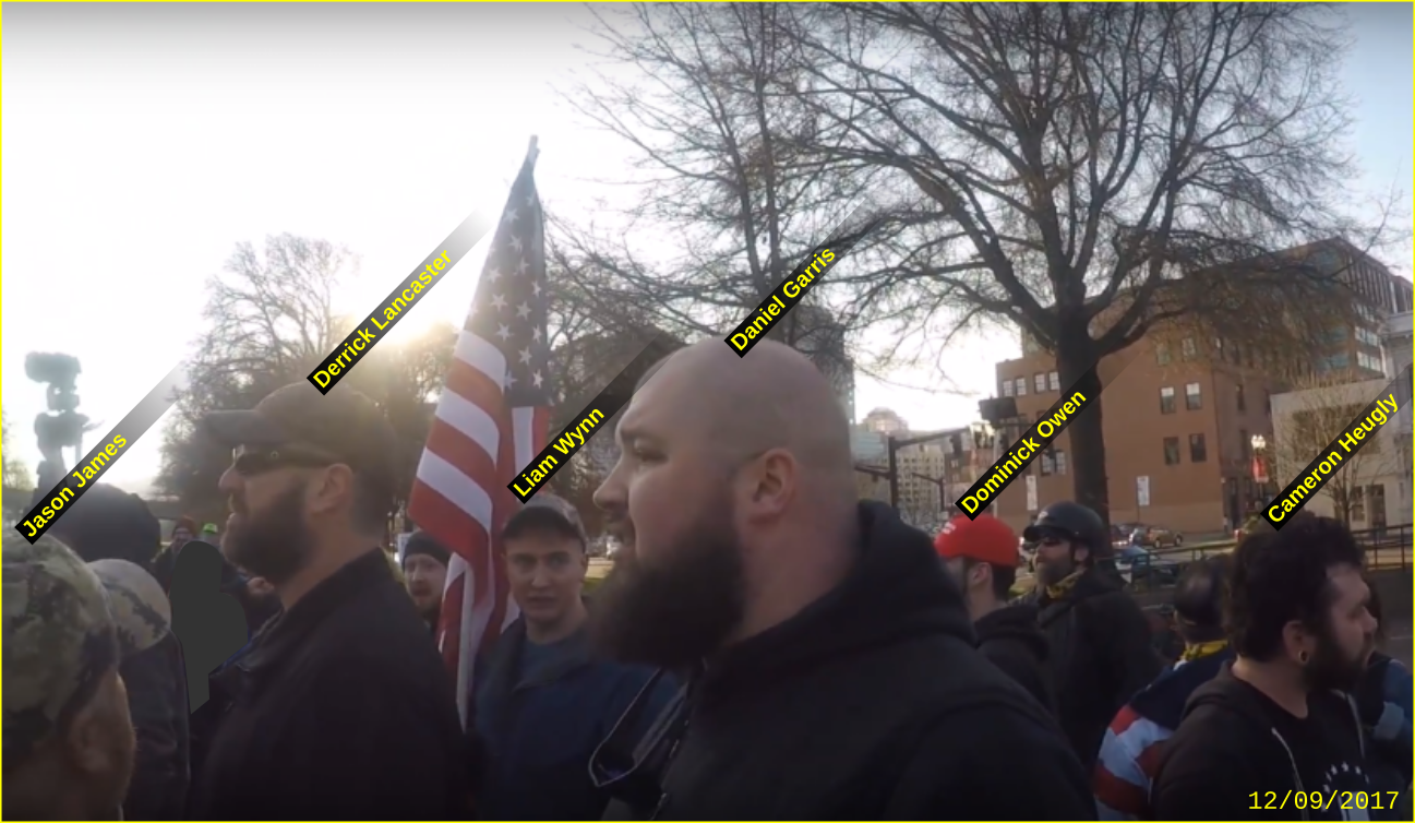 Garris marches with fascists