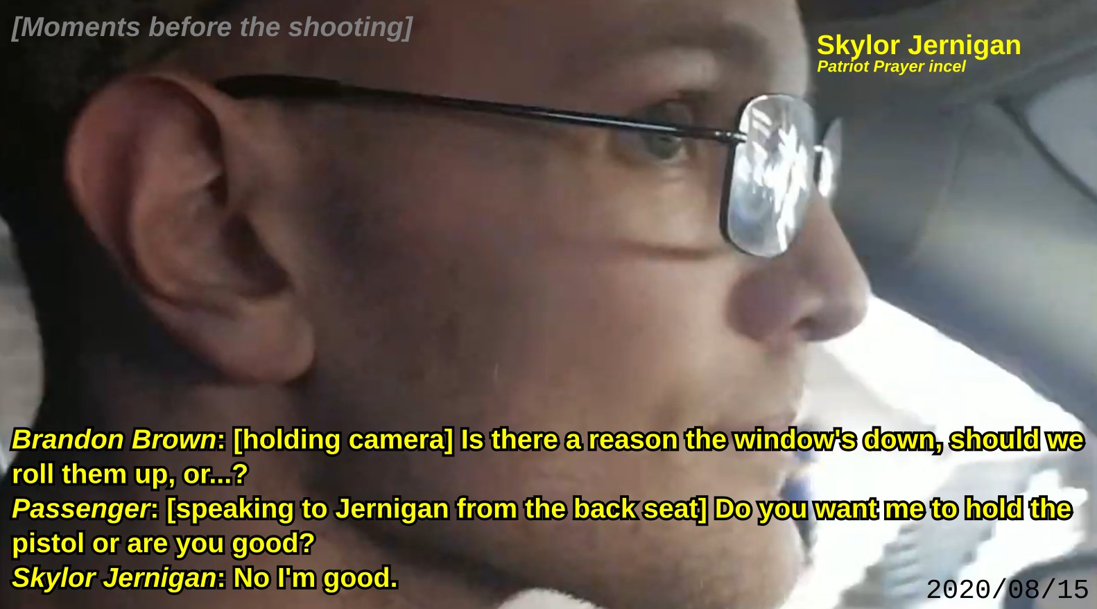 - IMAGE - Skylor Jernigan moments before shooting