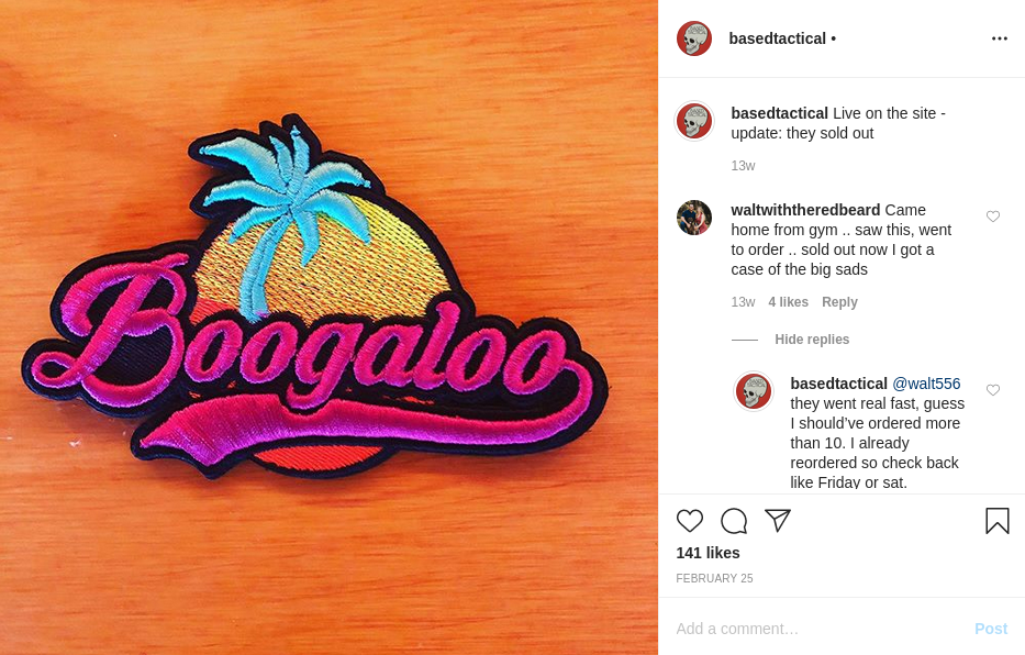 - IMAGE - boogaloo patch