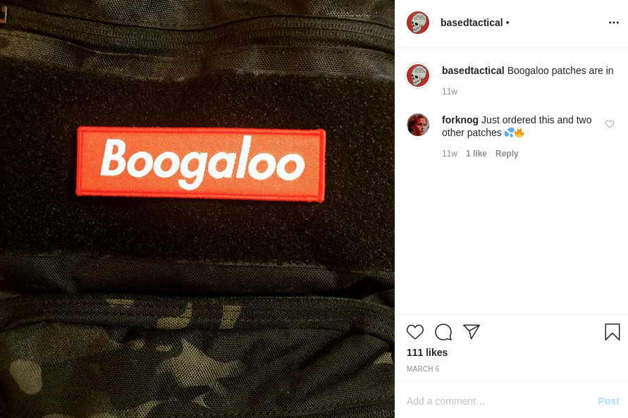 - IMAGE - boogaloo patch