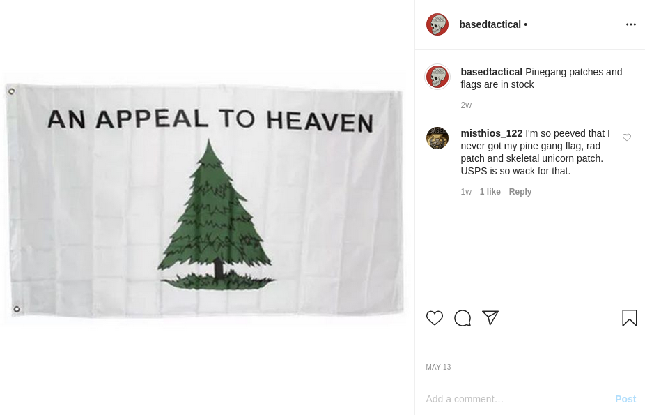 - IMAGE - Pine tree flag