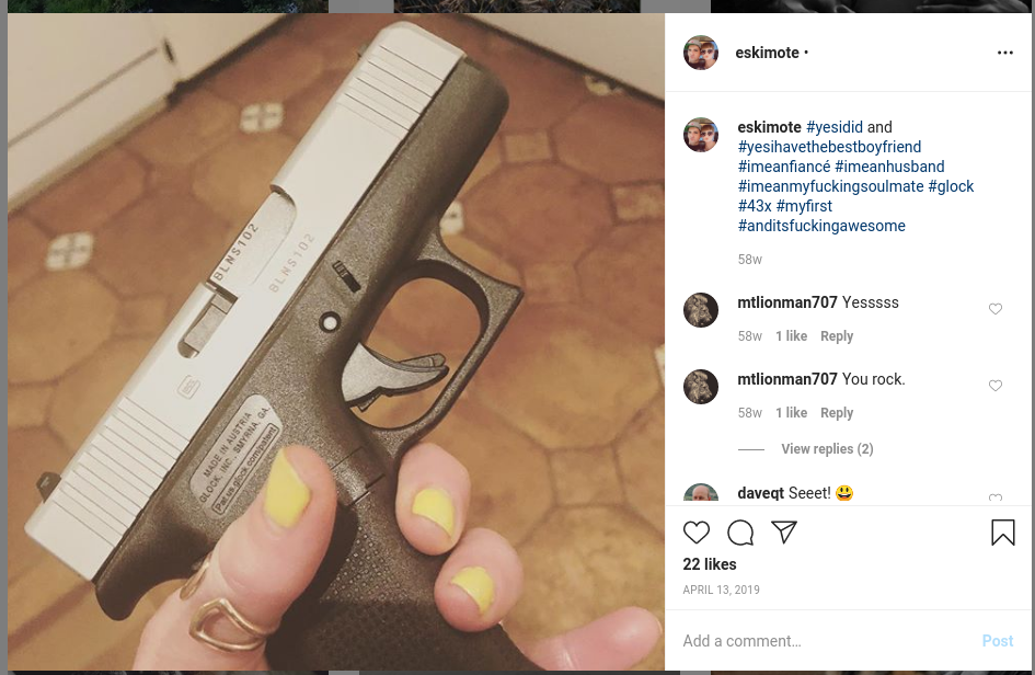 - IMAGE - Nicole's glock