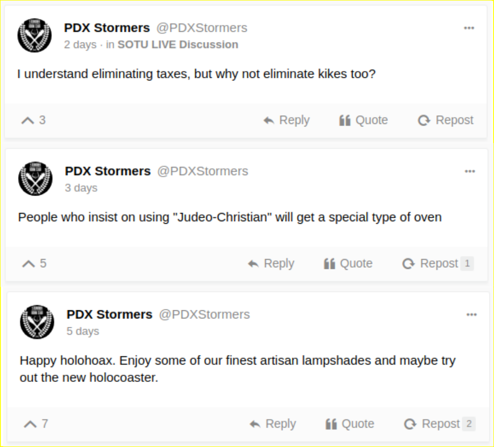 stormers antisemitism