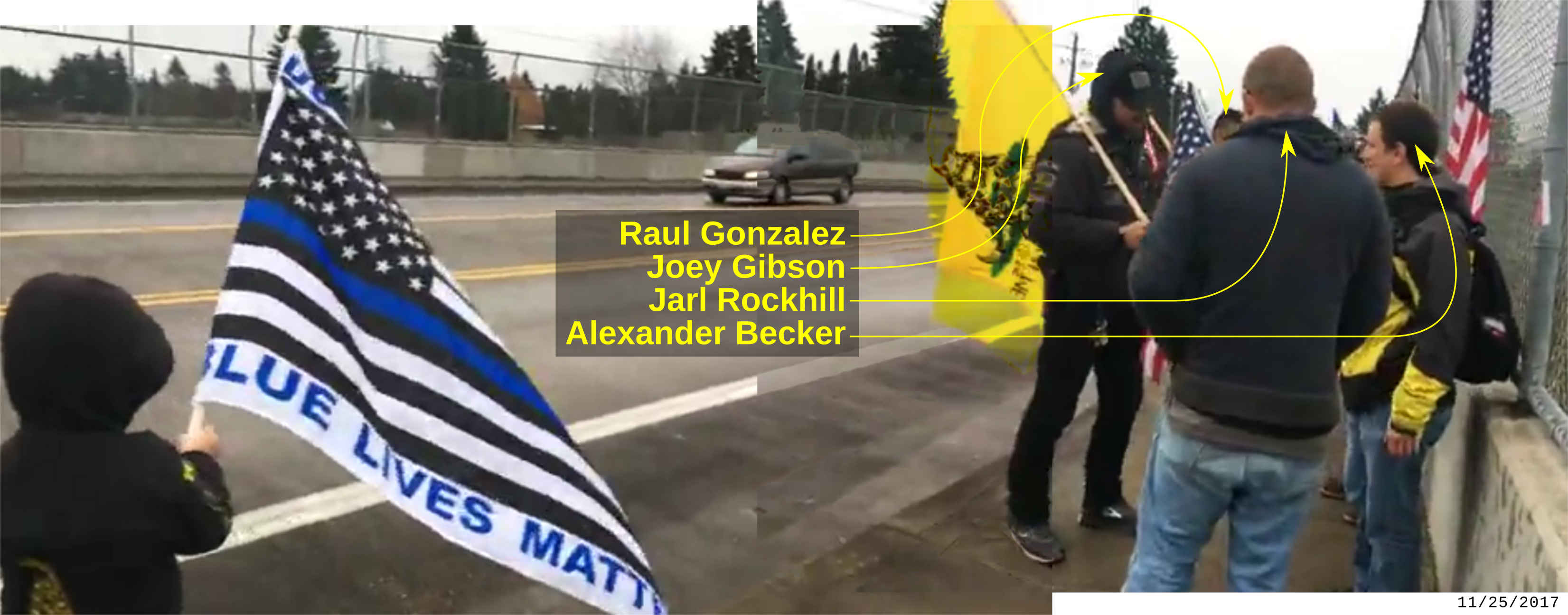 PDX Stormers collaborate with Patriot Prayer.