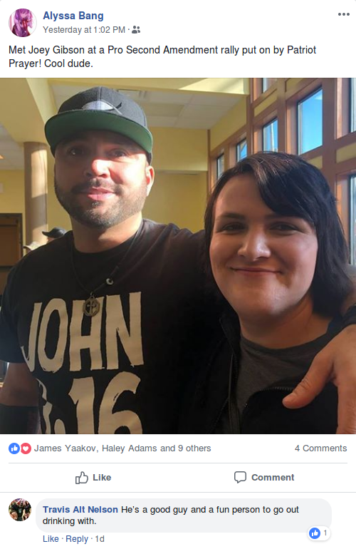 Vinsonhaler with Joey Gibson