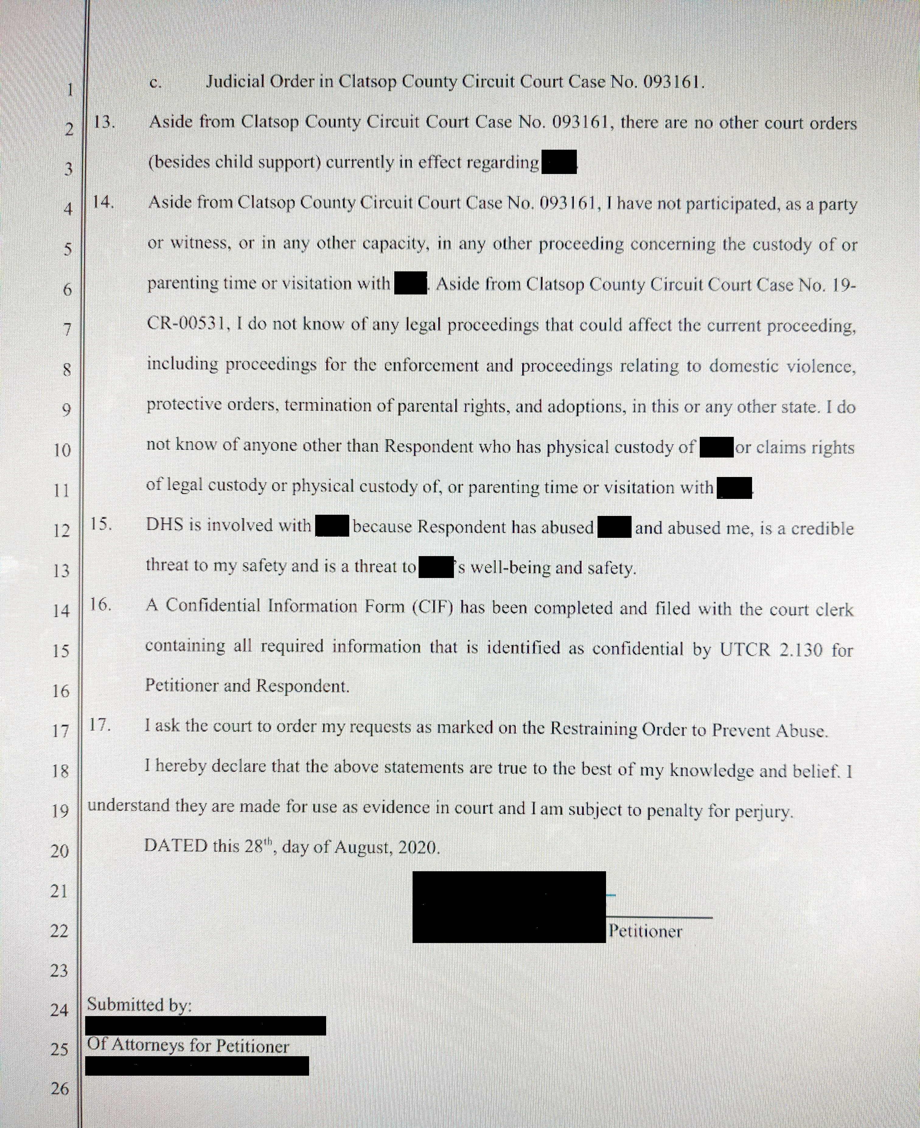 - IMAGE - Court document detailing Alexander Pappas' physical, sexual, and psychological abuse