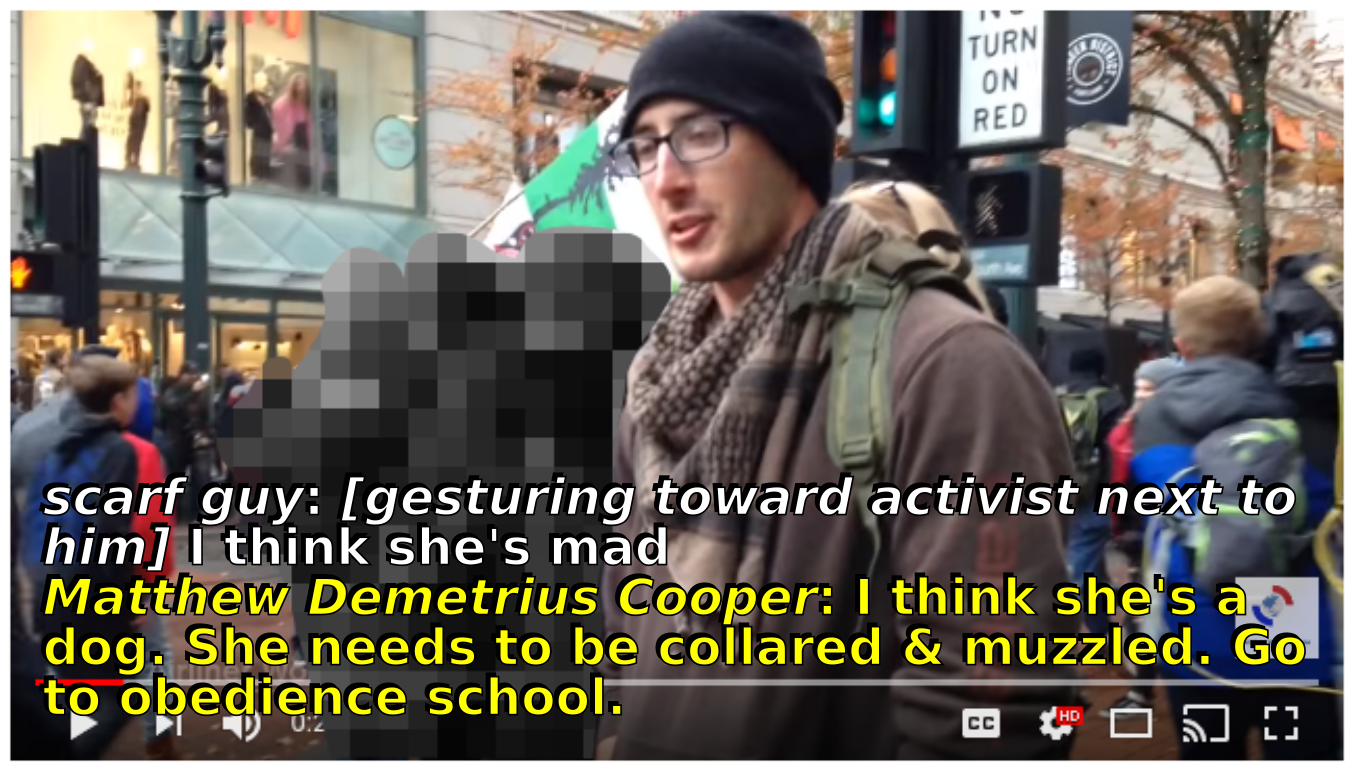 Deme Cooper regularly hurls homophobic and misogynist invective at political opponents