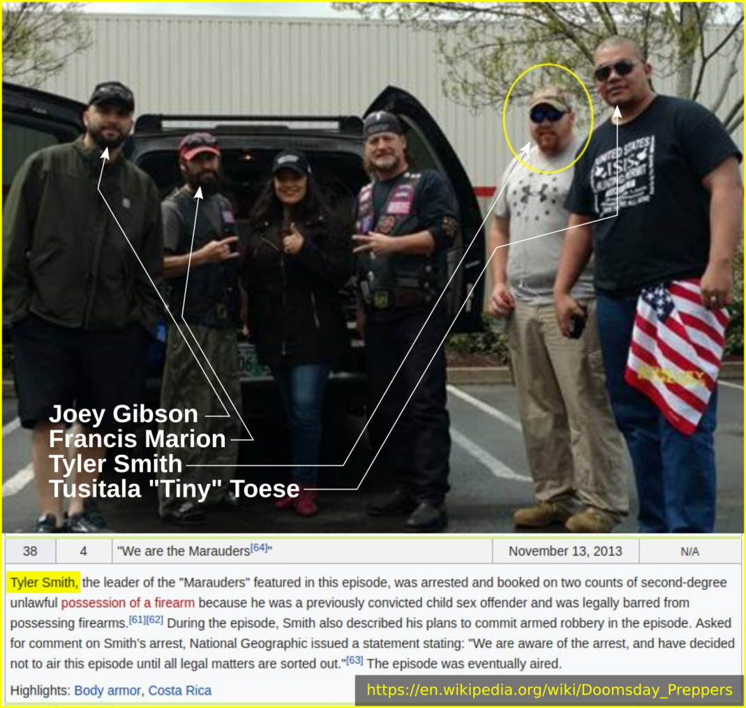 Tyler Smith with Patriot Prayer