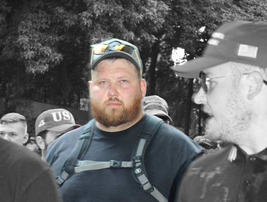 JD Stockton attends a Patriot Prayer hate rally