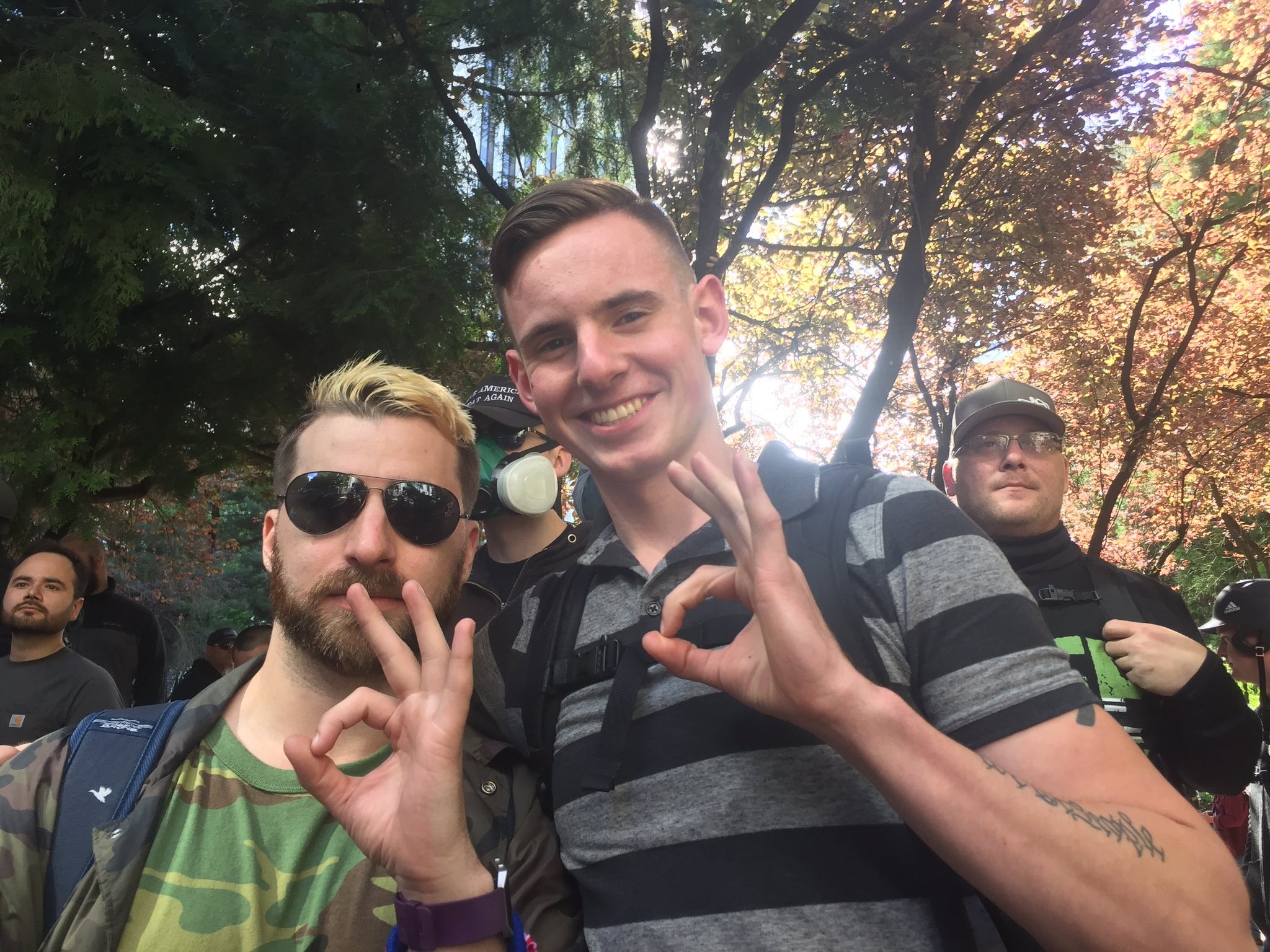 Jacob Ott with anti-semite Baked Alaska