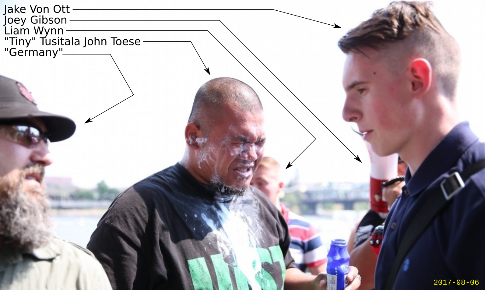 Jake Von Ott hangs out with Patriot Prayer and their Nazi friends