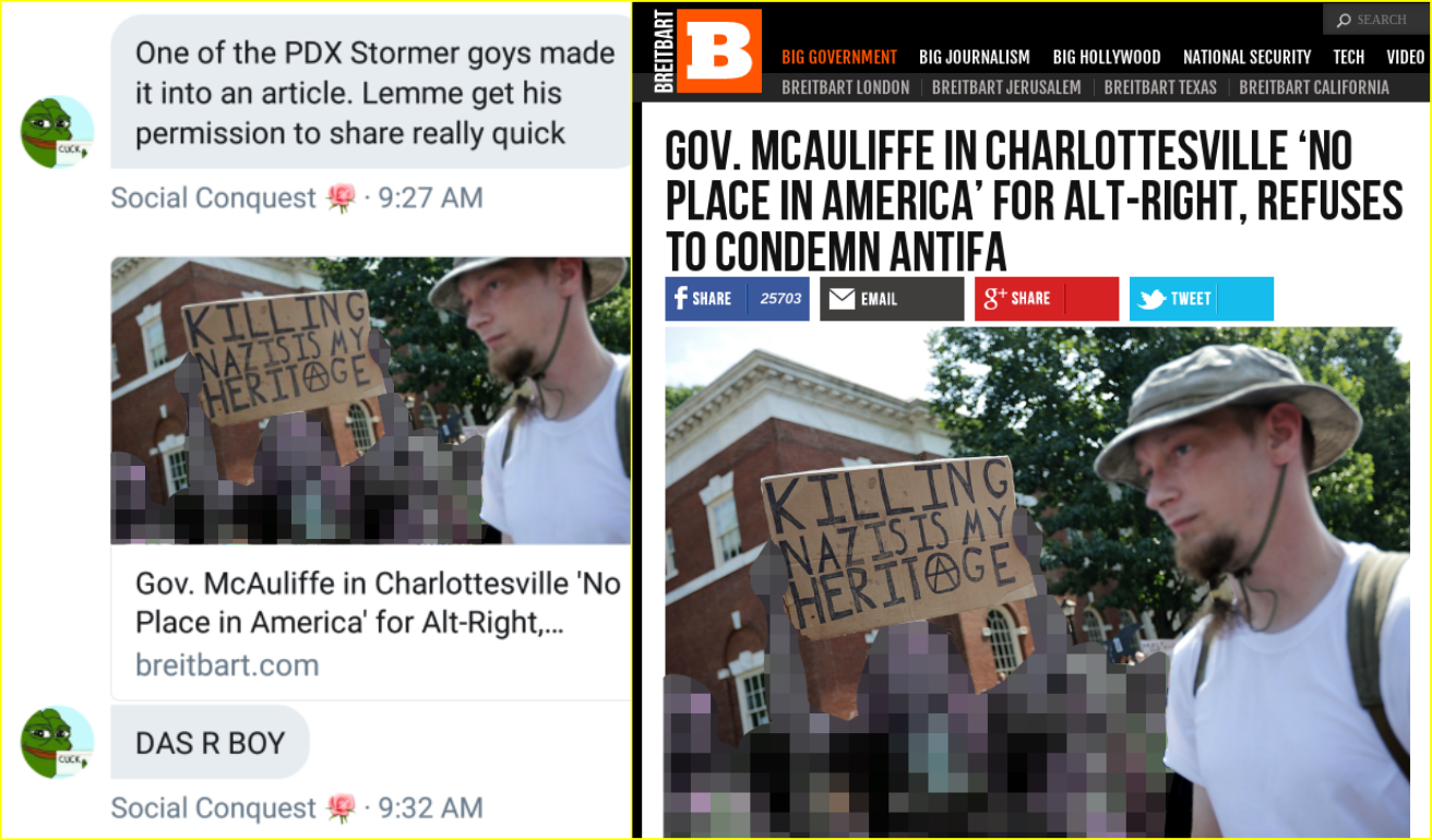 Pictures of Michael Dorsey at the Unite the Right rally in Charlottesville VA in 2017, previously included in the RCA article.