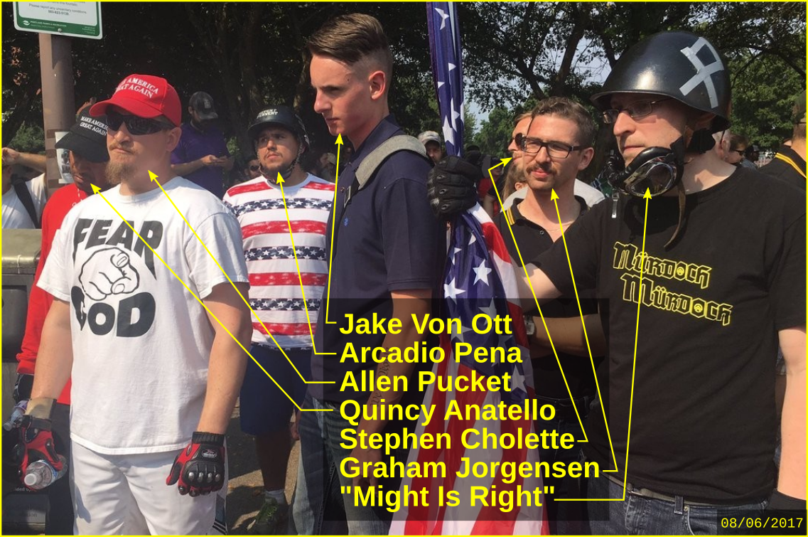 Quincy Anatello with Nazis