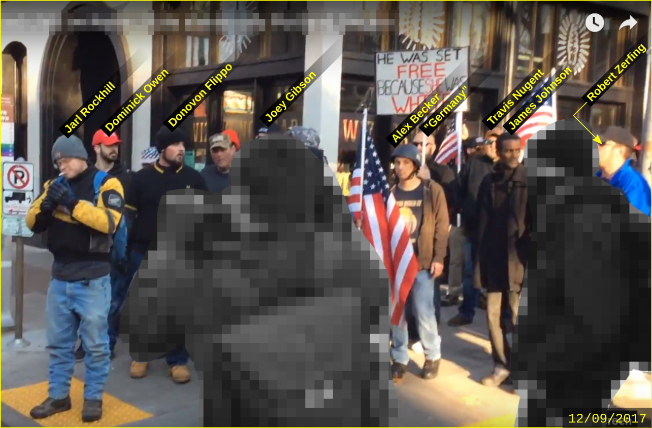 Flippo attends a Patriot Prayer anti-immigrant hate rally