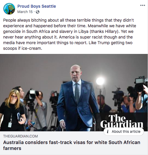 white genocide