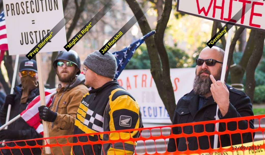 PDX Stormers collaborate with Patriot Prayer.