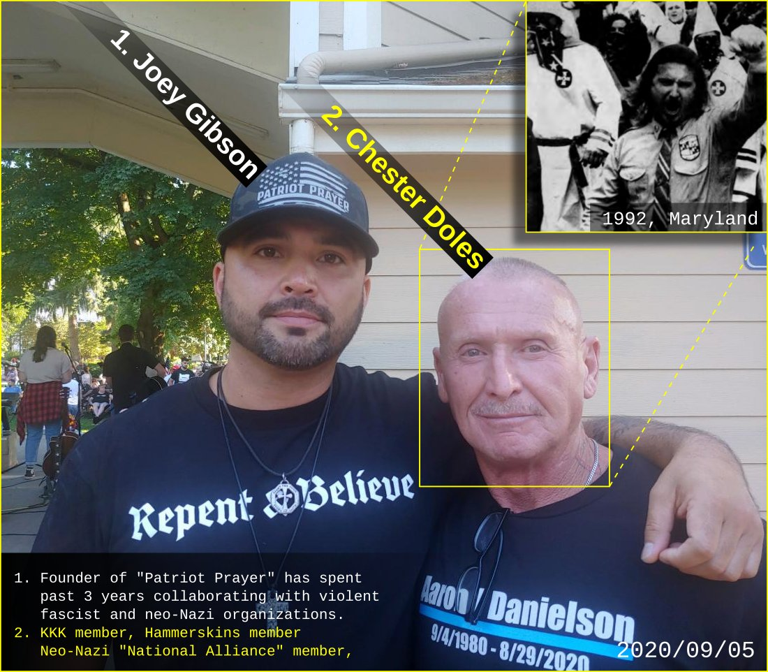 - IMAGE - joey gibson with nazi chester doles