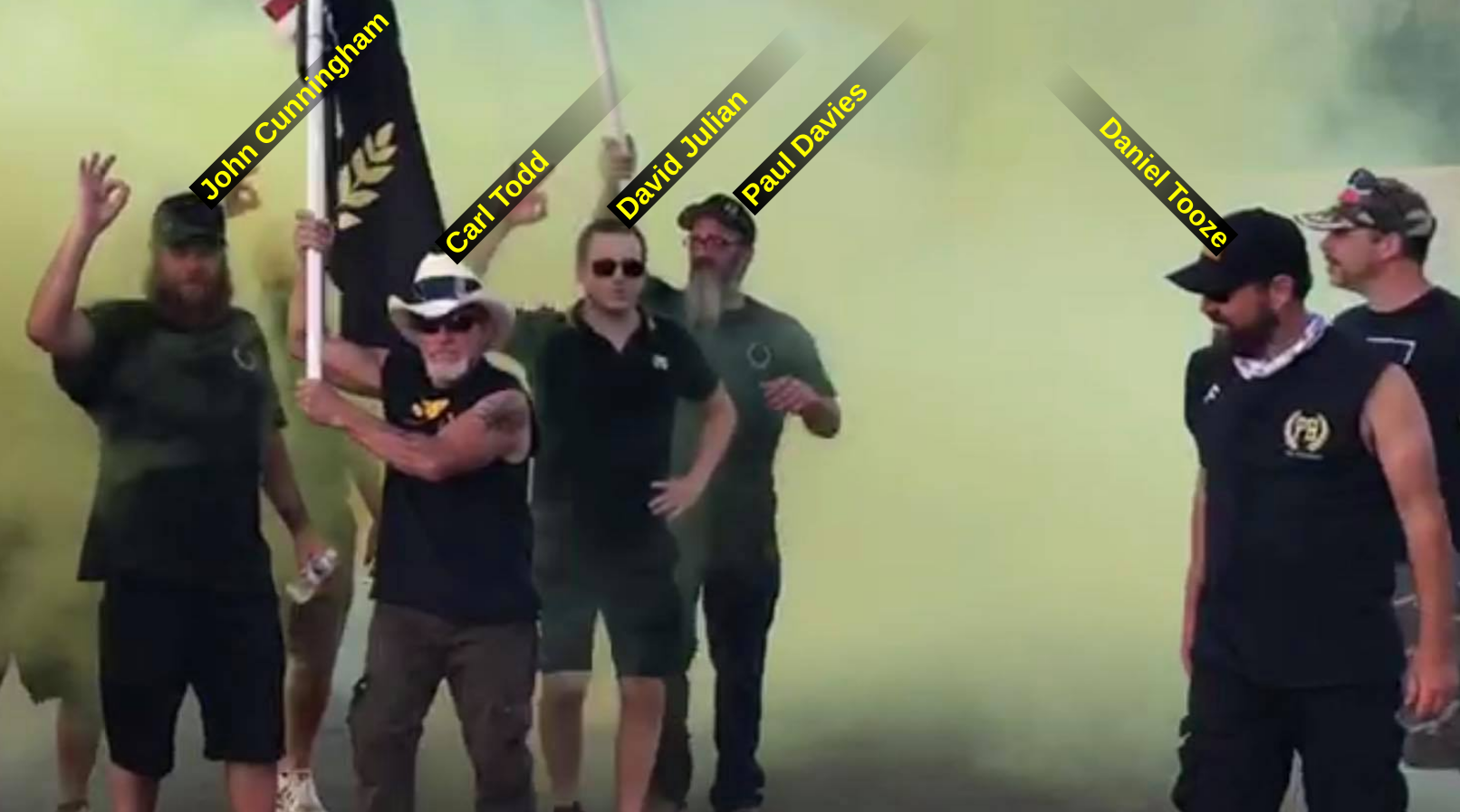 - IMAGE - david julian with fascists
