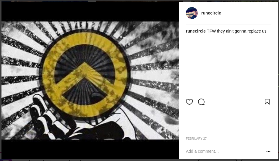 Schomaker posts Identitarian propaganda